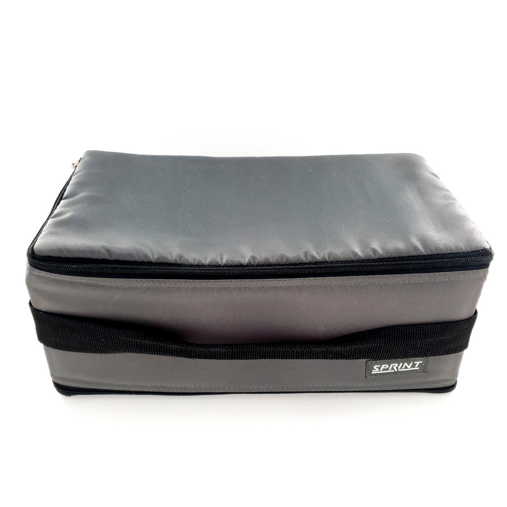 Case Logic Sprint 60 Cassette Tape Carrying Storage Case Double Sided w/ Trays